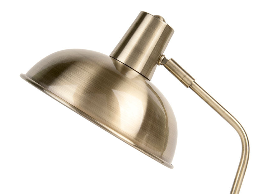 Leitmotiv bordlampe Hood - børstet guld