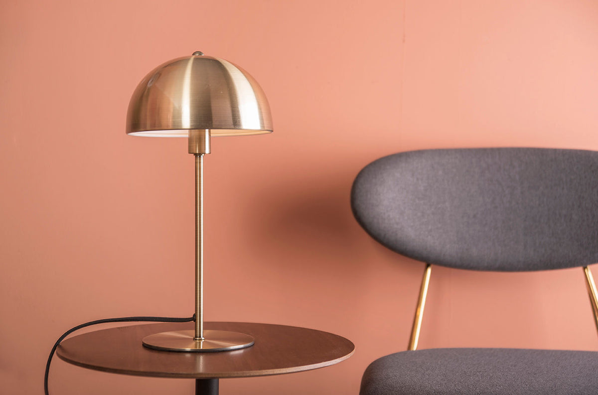 Leitmotiv bordlampe Bonnet - antik guld