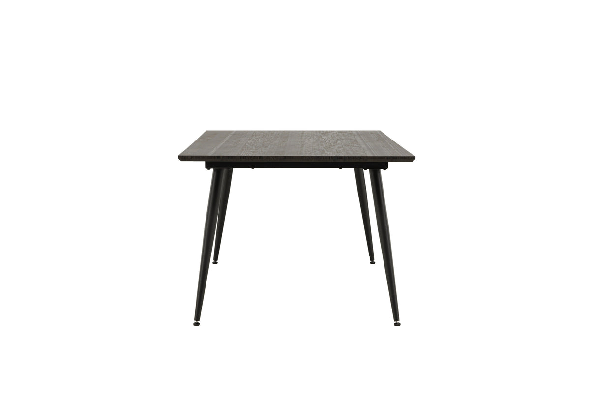 Keholmen spisebord - 220 × 100 cm - sort, brun - billede 10
