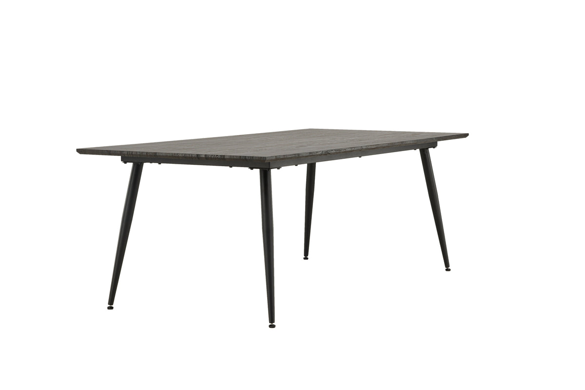 Keholmen spisebord - 220 × 100 cm - sort, brun - billede 11