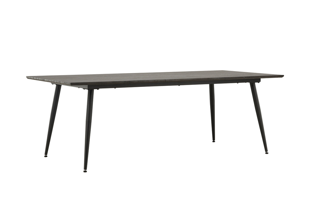 Keholmen spisebord - 220 × 100 cm - sort, brun - billede 12