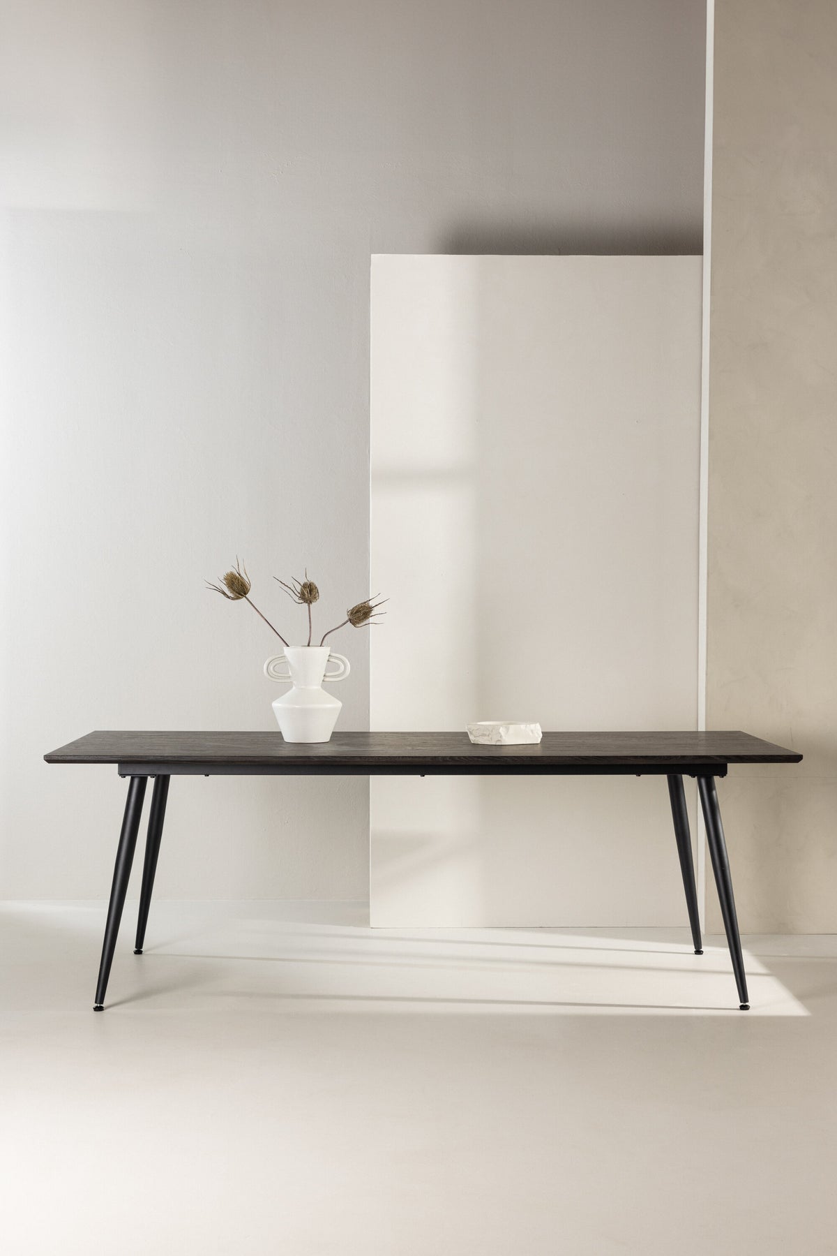 Keholmen spisebord - 220 × 100 cm - sort, brun - billede 17