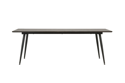 Keholmen spisebord - 220 × 100 cm - sort, brun - billede 1