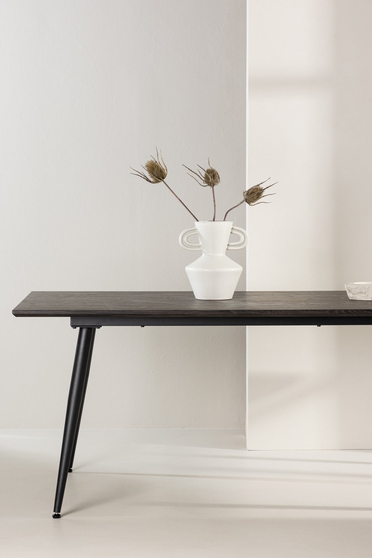 Keholmen spisebord - 220 × 100 cm - sort, brun - billede 18