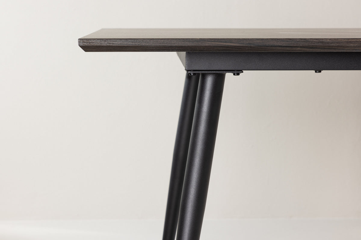 Keholmen spisebord - 220 × 100 cm - sort, brun - billede 14