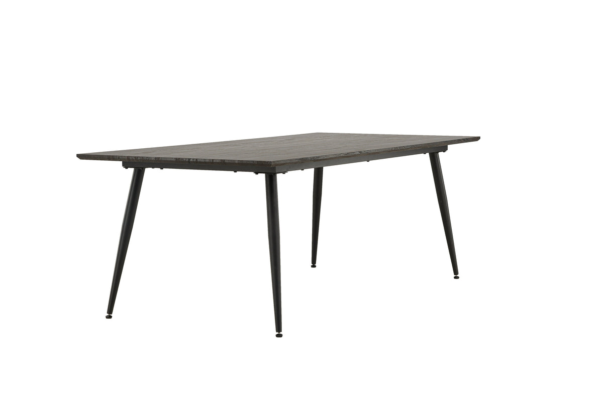 Keholmen spisebord - 220 × 100 cm - sort, brun - billede 5