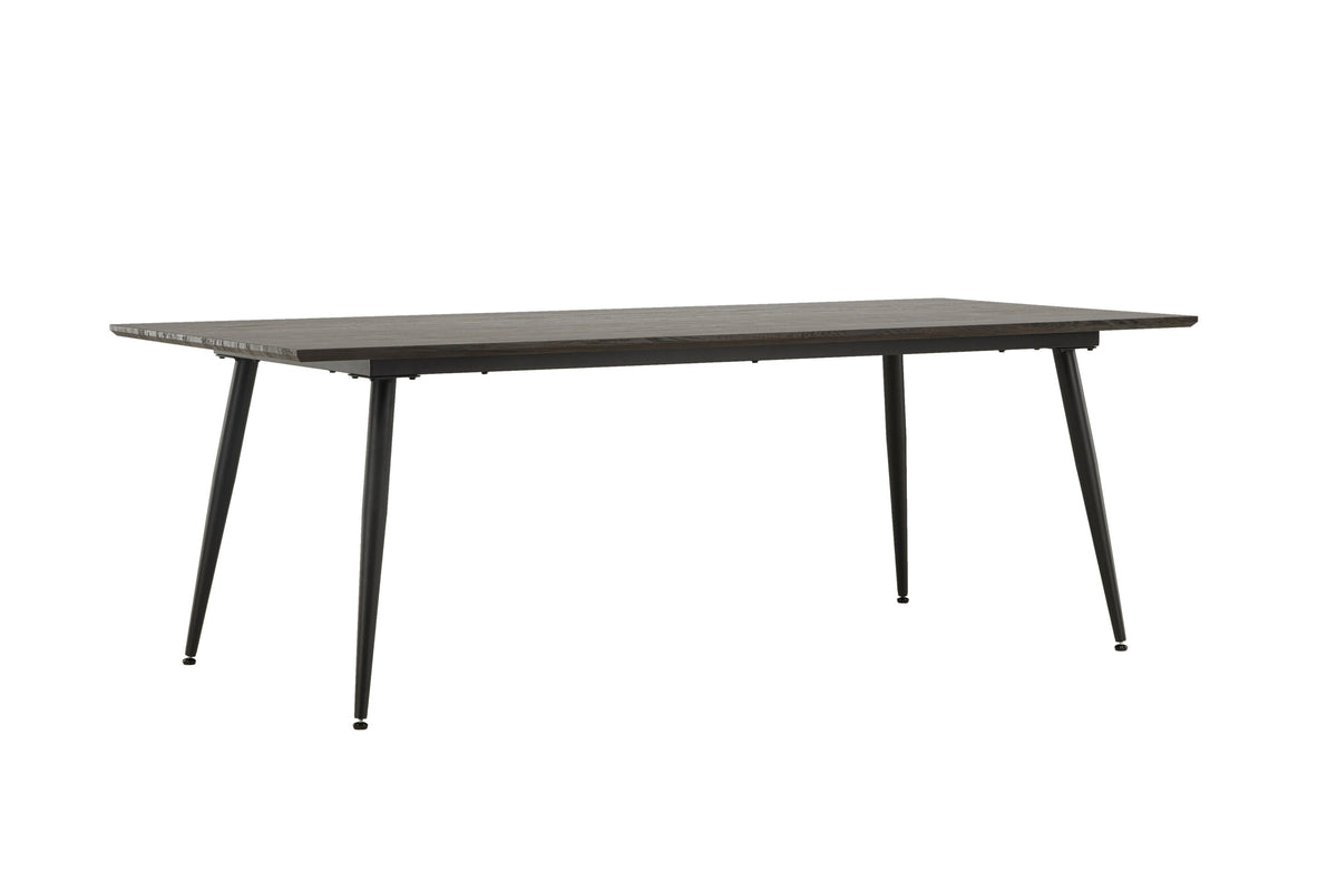 Keholmen spisebord - 220 × 100 cm - sort, brun - billede 6