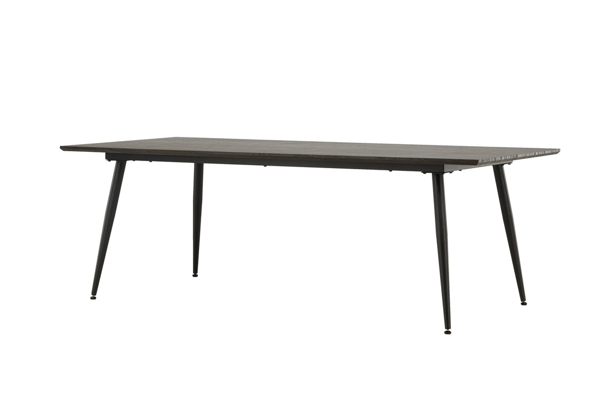 Keholmen spisebord - 220 × 100 cm - sort, brun - billede 8