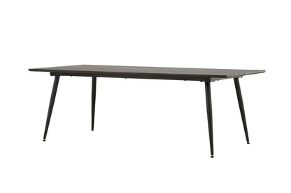 Keholmen spisebord - 220 × 100 cm - sort, brun - billede 8