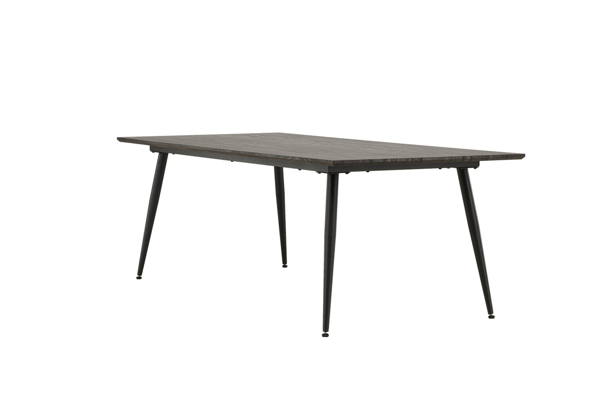 Keholmen spisebord - 220 × 100 cm - sort, brun - billede 9