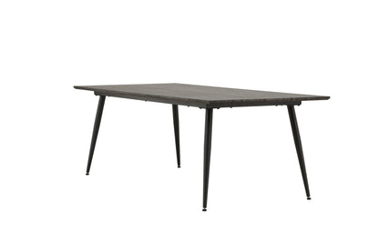 Keholmen spisebord - 220 × 100 cm - sort, brun - billede 9