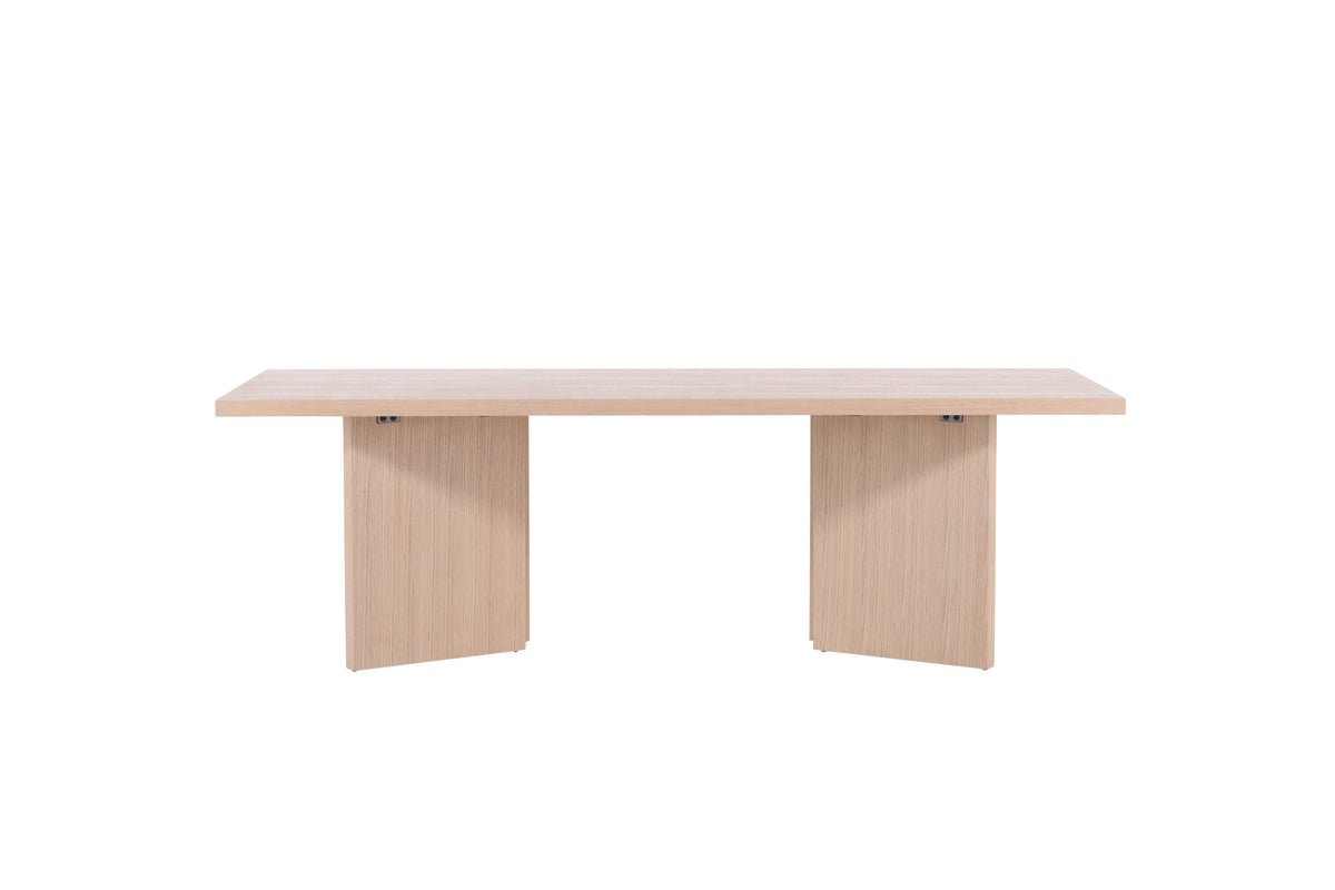 Bassholmen spisebord - 240 × 100 cm - hvidpigmenteret - billede 1