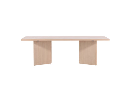 Bassholmen spisebord - 240 × 100 cm - hvidpigmenteret - billede 1