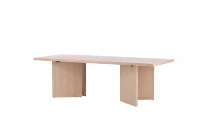 Bassholmen spisebord - 240 × 100 cm - hvidpigmenteret - billede 2