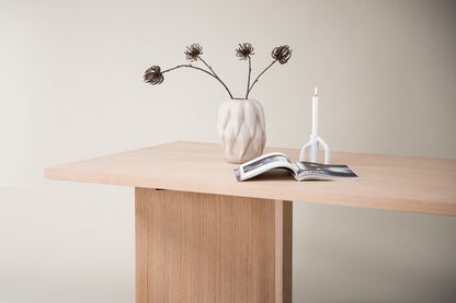 Bassholmen spisebord - 240 × 100 cm - hvidpigmenteret - billede 16