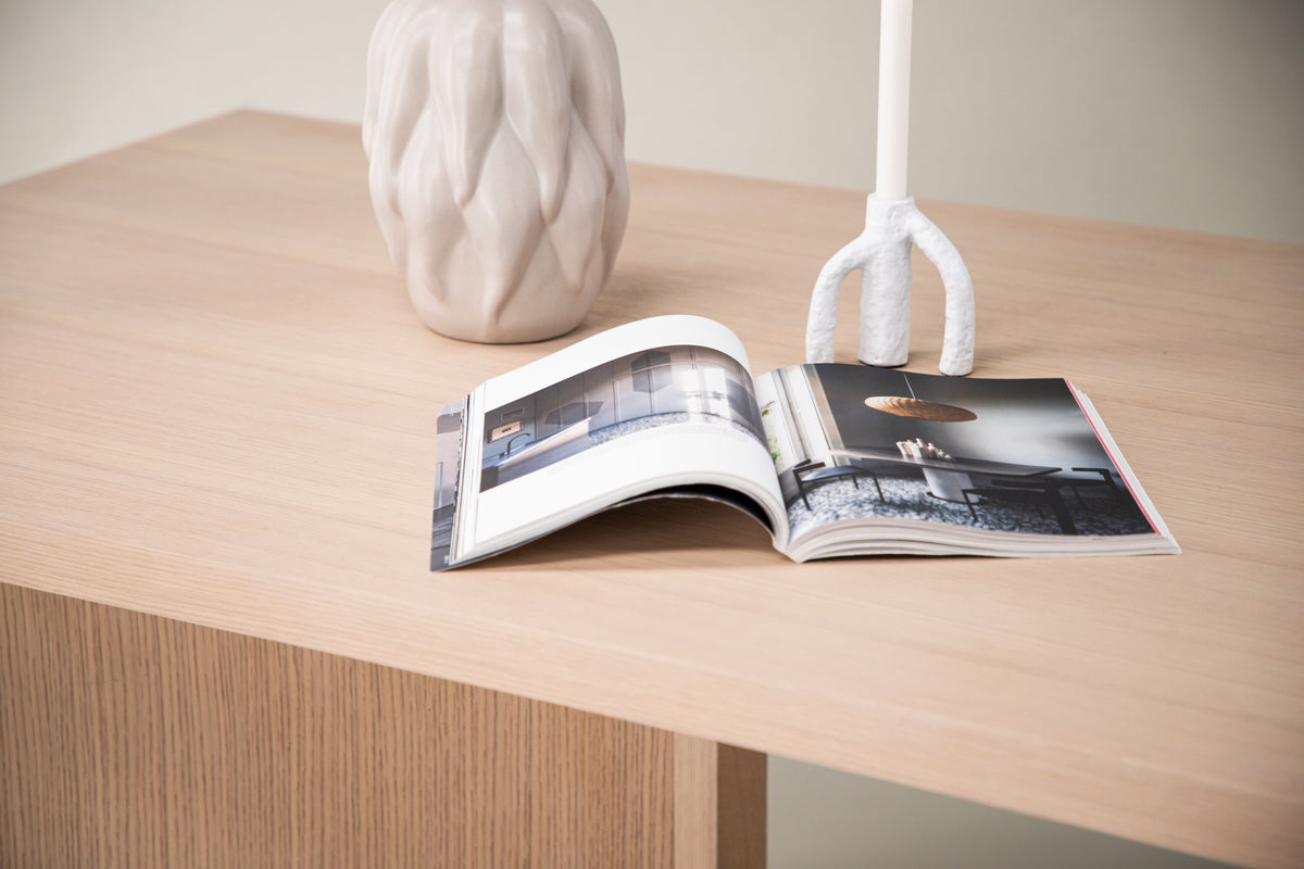 Bassholmen spisebord - 240 × 100 cm - hvidpigmenteret - billede 17