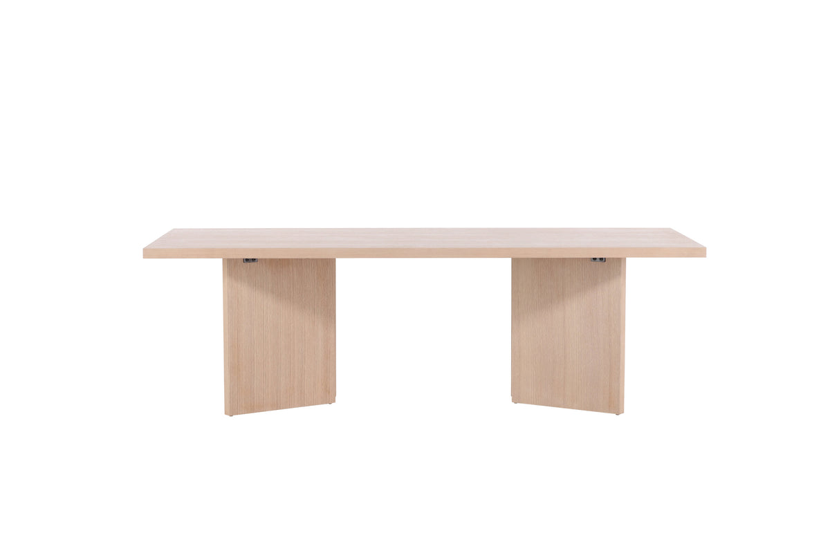 Bassholmen spisebord - 240 × 100 cm - hvidpigmenteret - billede 7