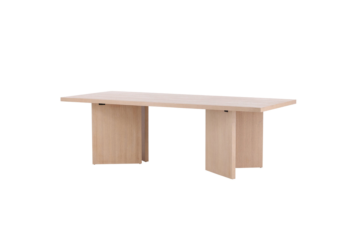 Bassholmen spisebord - 240 × 100 cm - hvidpigmenteret - billede 8