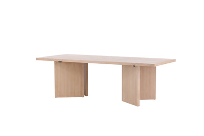 Bassholmen spisebord - 240 × 100 cm - hvidpigmenteret - billede 8
