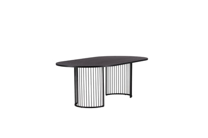Hamneskär ovalt spisebord - 220 × 110 cm - sort - billede 11