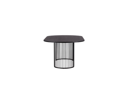 Hamneskär ovalt spisebord - 220 × 110 cm - sort - billede 4