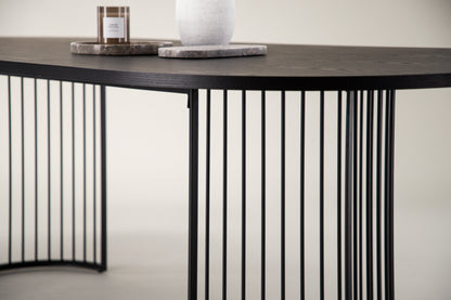 Hamneskär ovalt spisebord - 220 × 110 cm - sort - billede 19