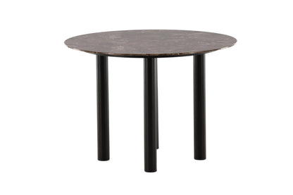 Havsten rundt spisebord - Ø106 cm - sort, brun - billede 10