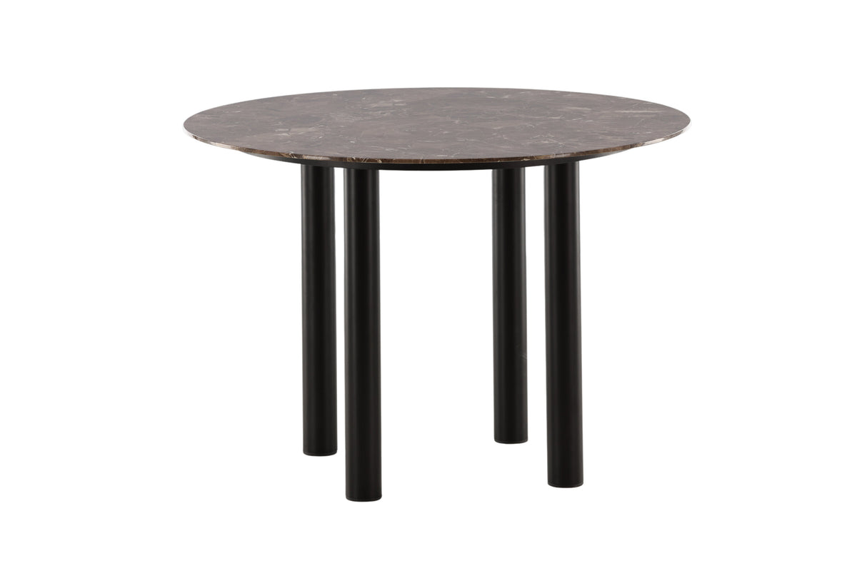 Havsten rundt spisebord - Ø106 cm - sort, brun - billede 11