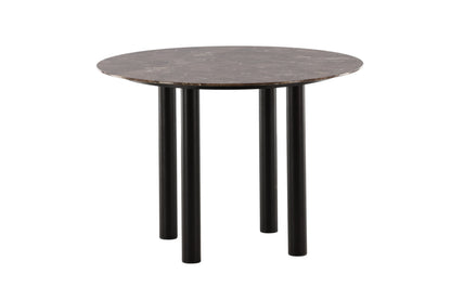 Havsten rundt spisebord - Ø106 cm - sort, brun - billede 11