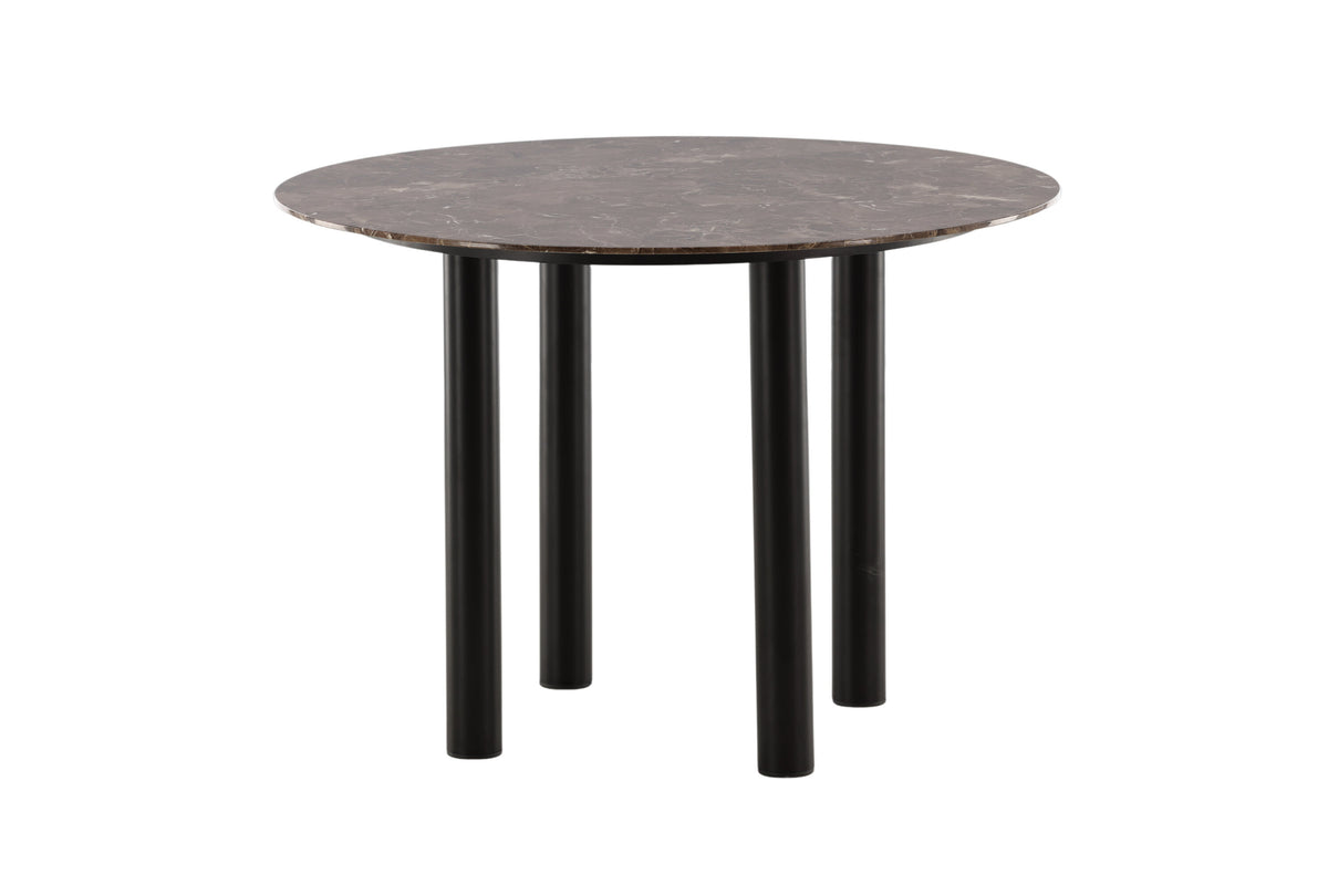 Havsten rundt spisebord - Ø106 cm - sort, brun - billede 12