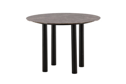 Havsten rundt spisebord - Ø106 cm - sort, brun - billede 12