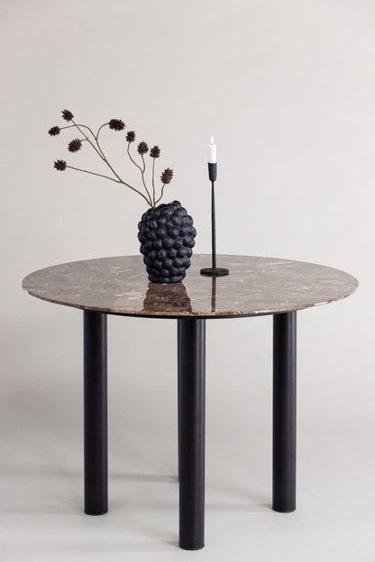 Havsten rundt spisebord - Ø106 cm - sort, brun - billede 17