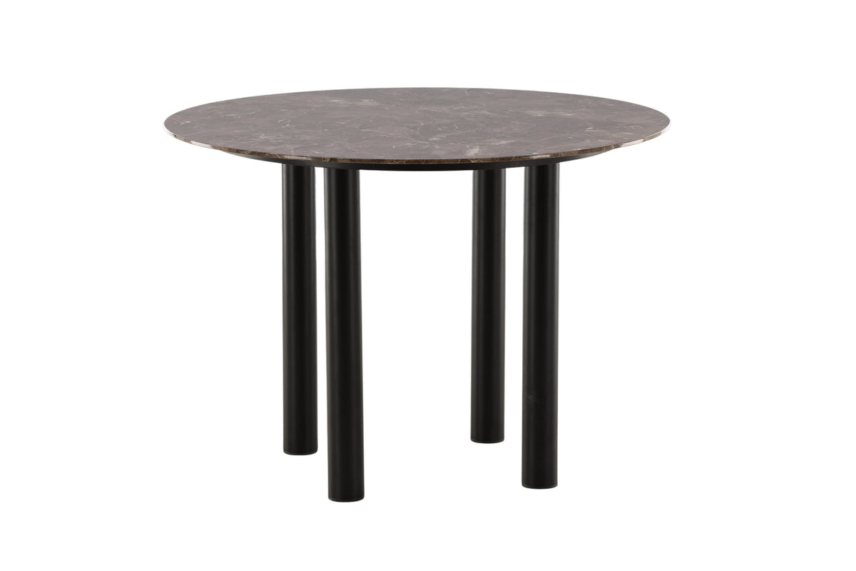Havsten rundt spisebord - Ø106 cm - sort, brun - billede 2