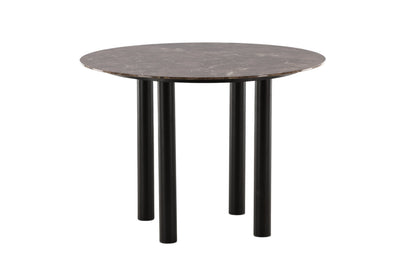 Havsten rundt spisebord - Ø106 cm - sort, brun - billede 2