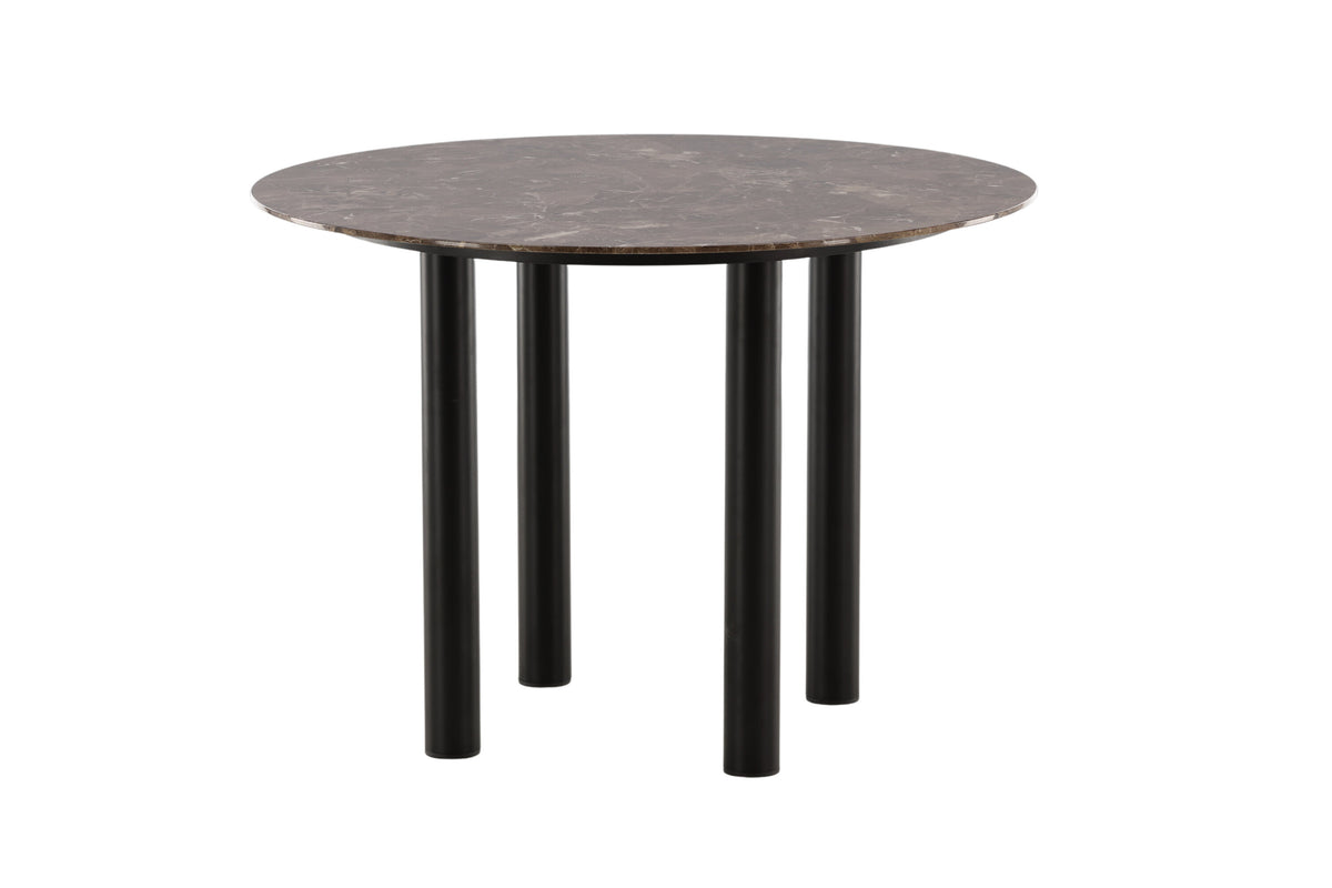 Havsten rundt spisebord - Ø106 cm - sort, brun - billede 3