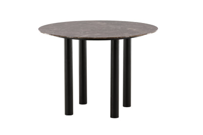 Havsten rundt spisebord - Ø106 cm - sort, brun - billede 3