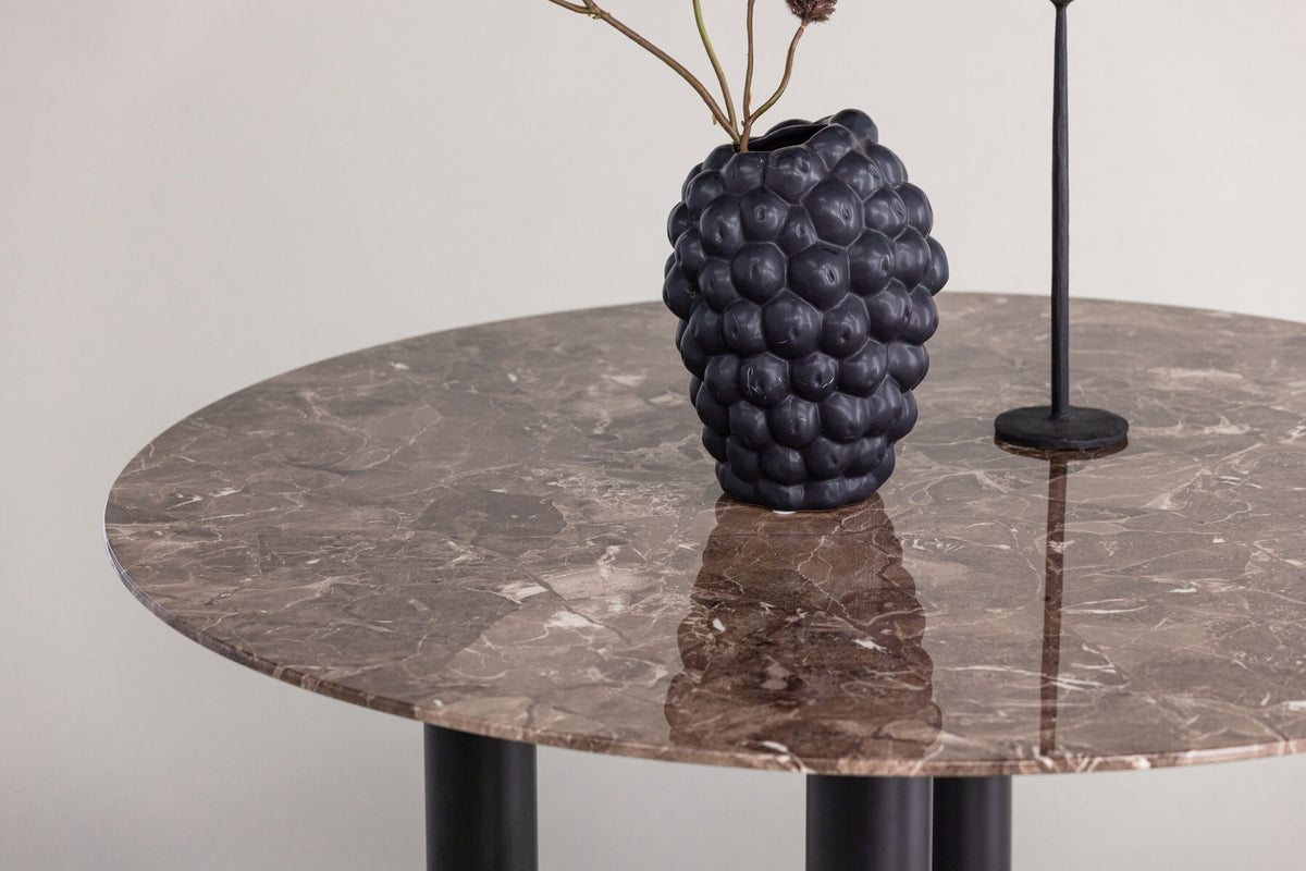 Havsten rundt spisebord - Ø106 cm - sort, brun - billede 14