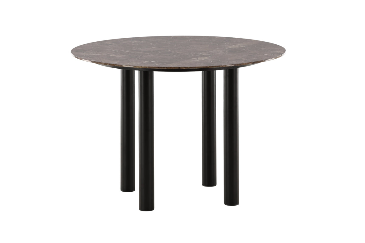 Havsten rundt spisebord - Ø106 cm - sort, brun - billede 5