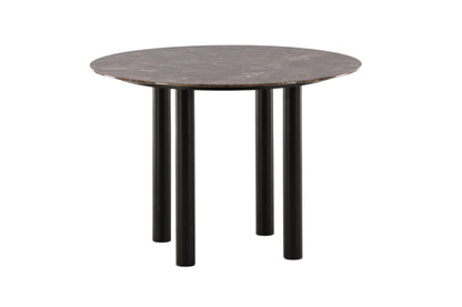 Havsten rundt spisebord - Ø106 cm - sort, brun - billede 5