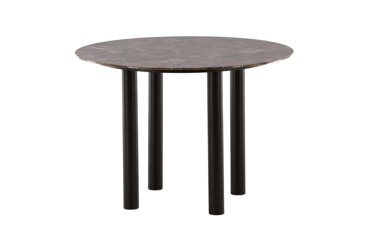 Havsten rundt spisebord - Ø106 cm - sort, brun - billede 6