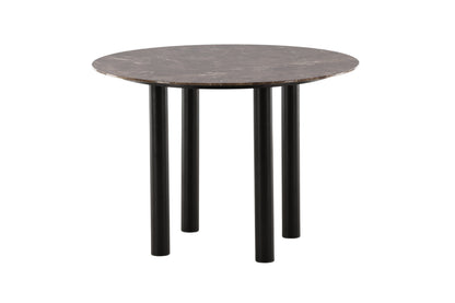 Havsten rundt spisebord - Ø106 cm - sort, brun - billede 6