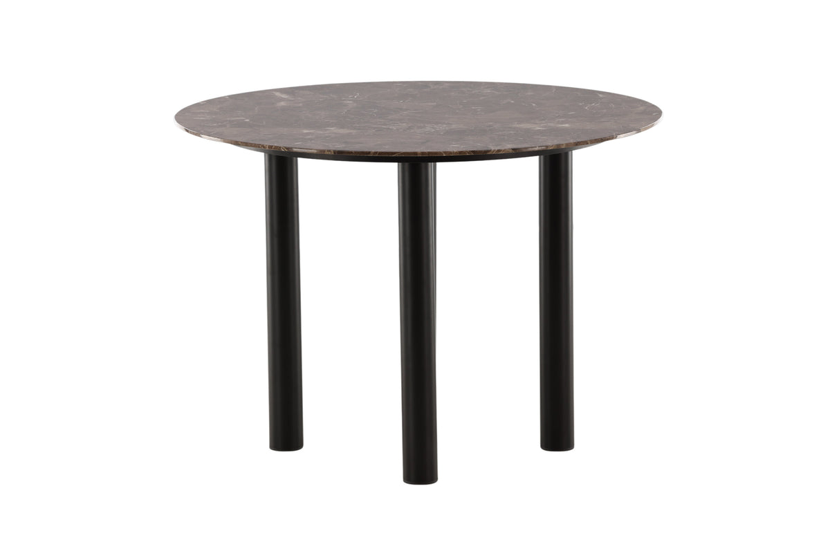 Havsten rundt spisebord - Ø106 cm - sort, brun - billede 7