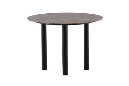 Havsten rundt spisebord - Ø106 cm - sort, brun - billede 7
