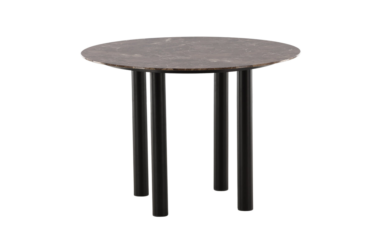 Havsten rundt spisebord - Ø106 cm - sort, brun - billede 8