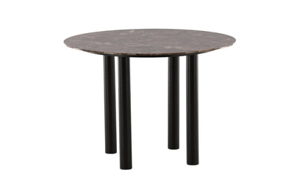 Havsten rundt spisebord - Ø106 cm - sort, brun - billede 8
