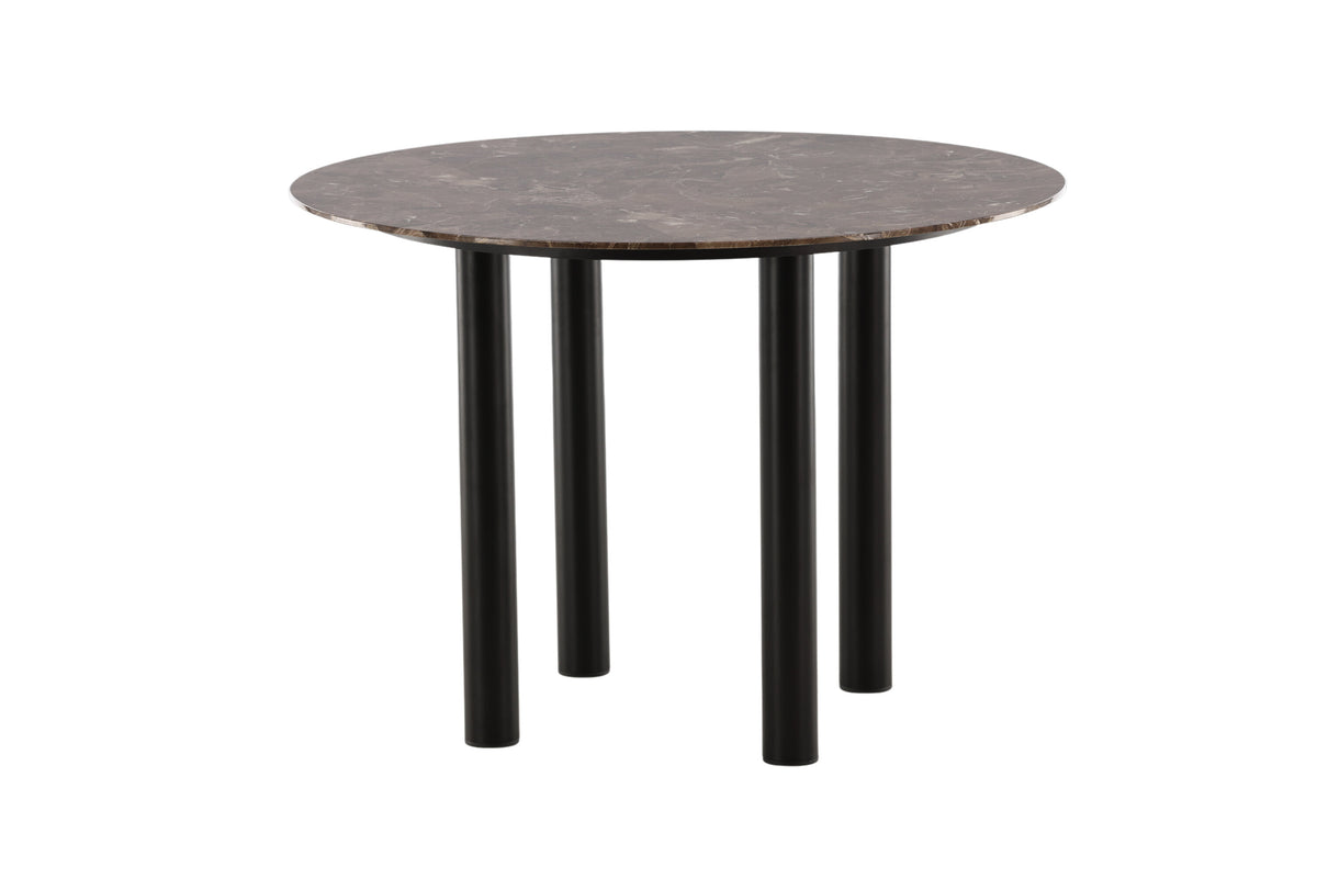 Havsten rundt spisebord - Ø106 cm - sort, brun - billede 9