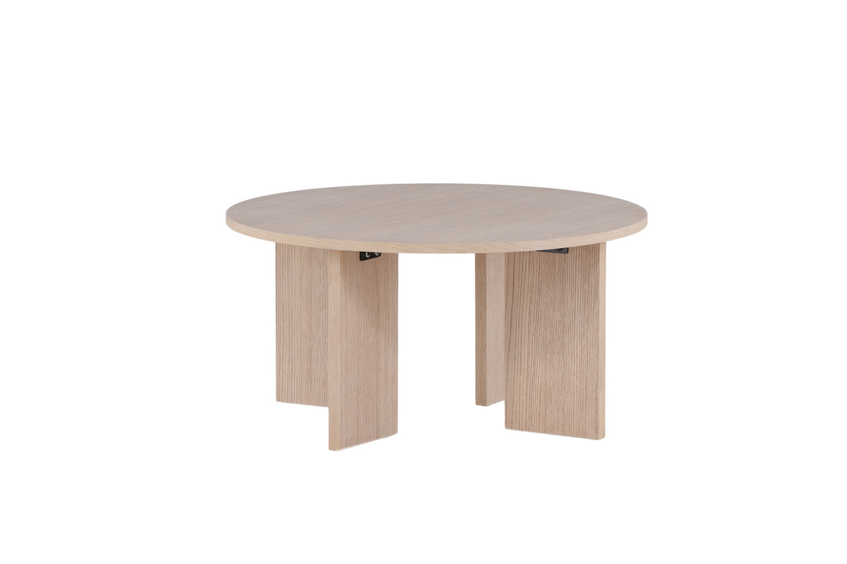 Askerön sofabord - Ø80 cm - hvidpigmenteret - billede 11