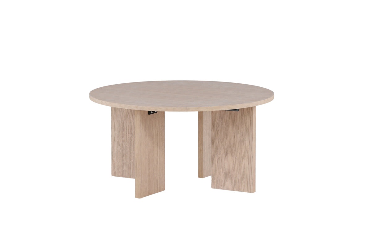 Askerön sofabord - Ø80 cm - hvidpigmenteret - billede 2