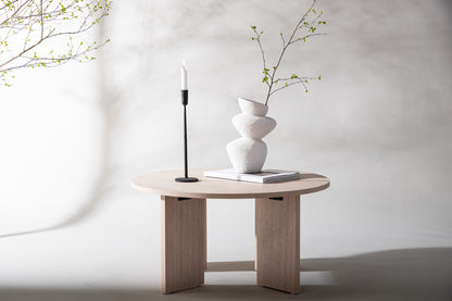Askerön sofabord - Ø80 cm - hvidpigmenteret - billede 14