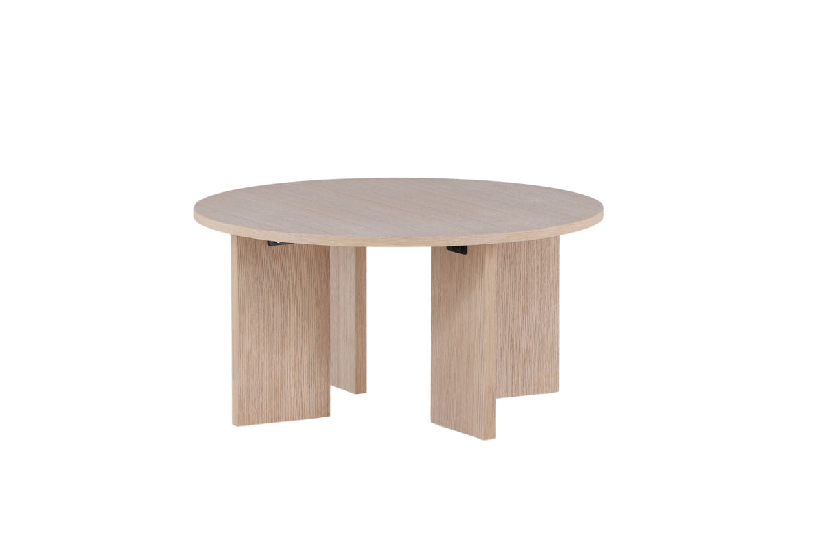 Askerön sofabord - Ø80 cm - hvidpigmenteret - billede 3